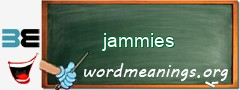 WordMeaning blackboard for jammies